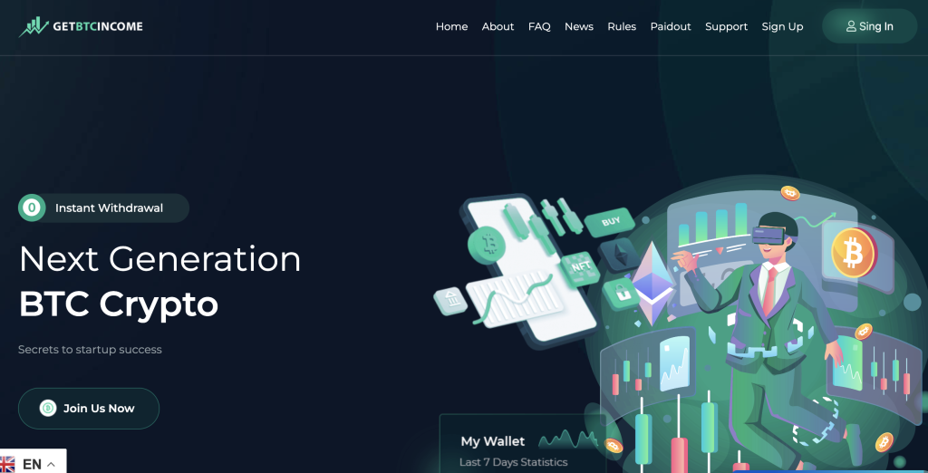 Getbtcincome.com Scam Review