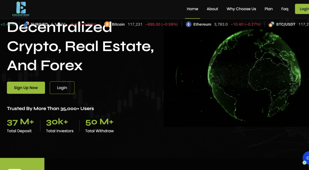 Evoluxetrade.com Scam Review