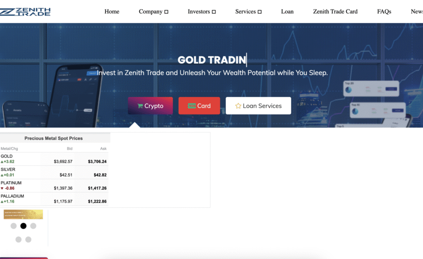 Zenithtrade.finance Exposed
