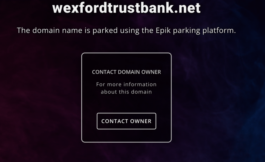 The Dark Side of Wexfordtrustbank.net