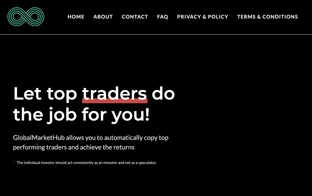 Globalmarkethub.io / Globalmarketshub.info Exposed