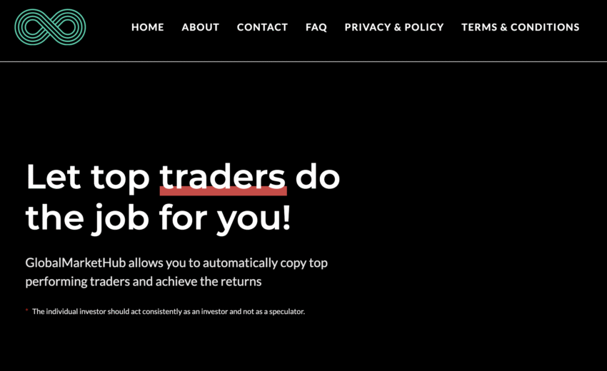 Globalmarkethub.io / Globalmarketshub.info Exposed