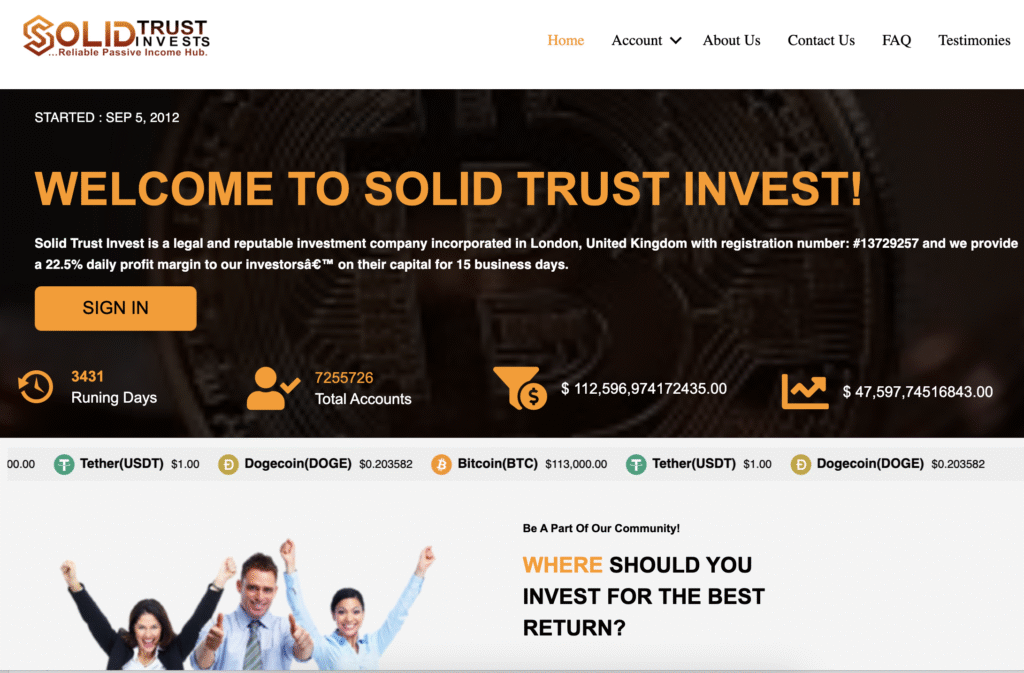 Solidtrustsinvest.com Exposed
