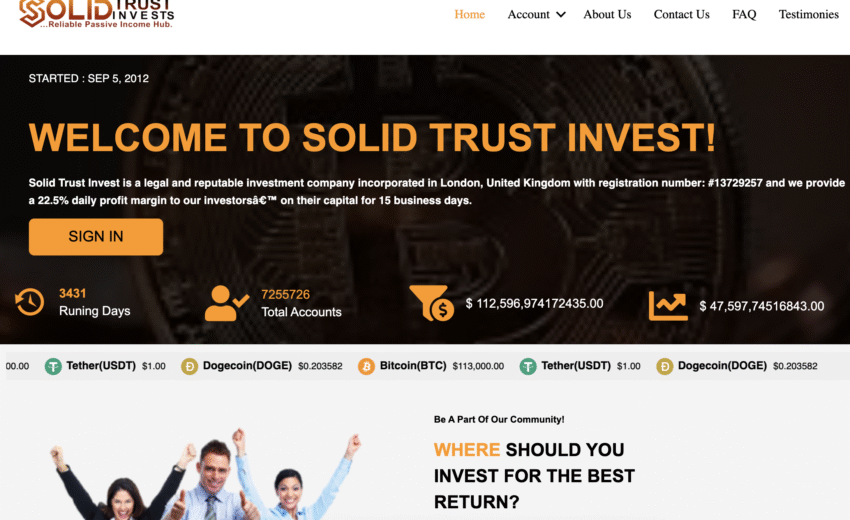 Solidtrustsinvest.com Exposed