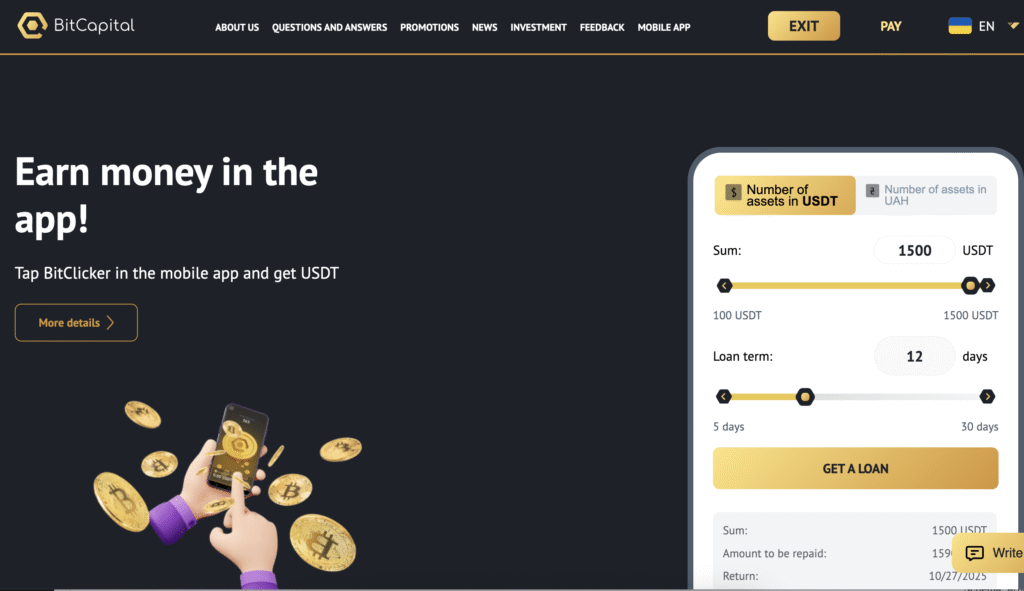 Bitcapital.online / Bitcapital.gold Exposed